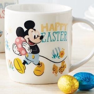 Disney Mickey Mouse Happy Easter coffee Mug  holiday cup ceramic NIB white new